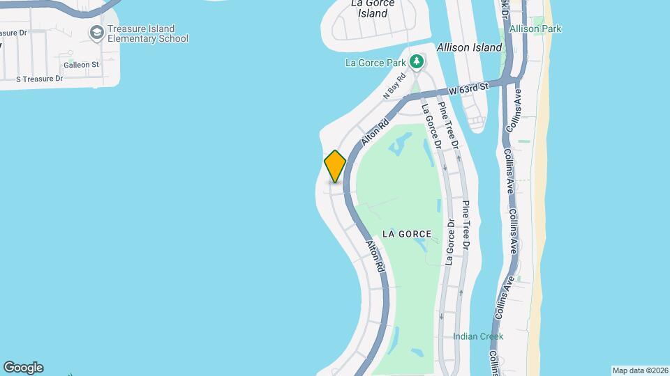 5815 N Bay Rd Map and Location Details