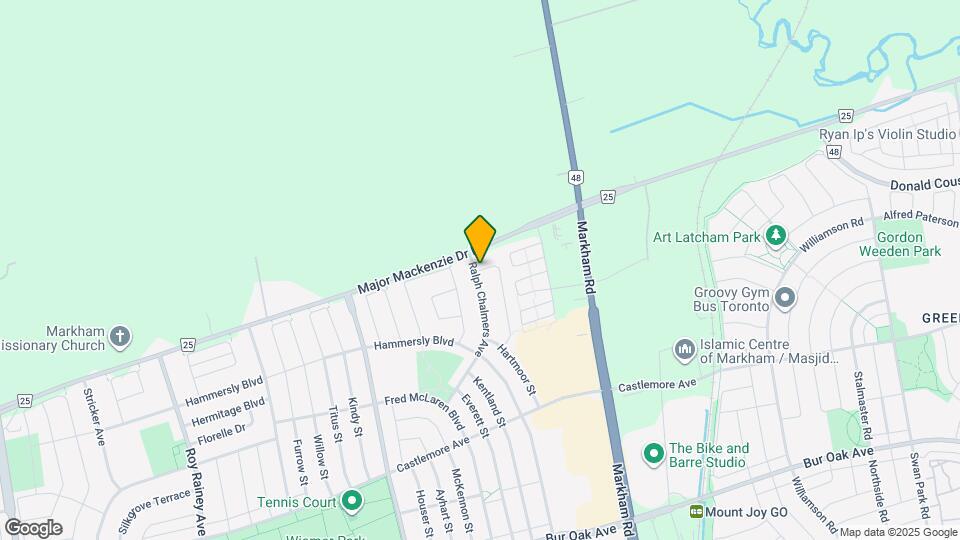 71 Ralph Chalmers Ave Map and Location Details