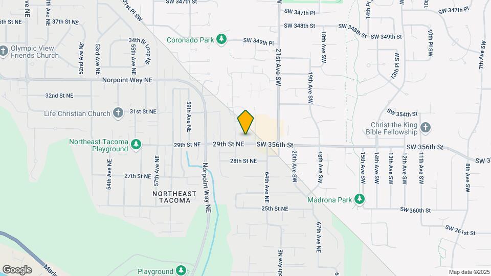 6215 29th St NE Map and Location Details