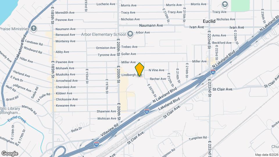 20470 Lindbergh Ave Mapa y Detalles de la Ubicación