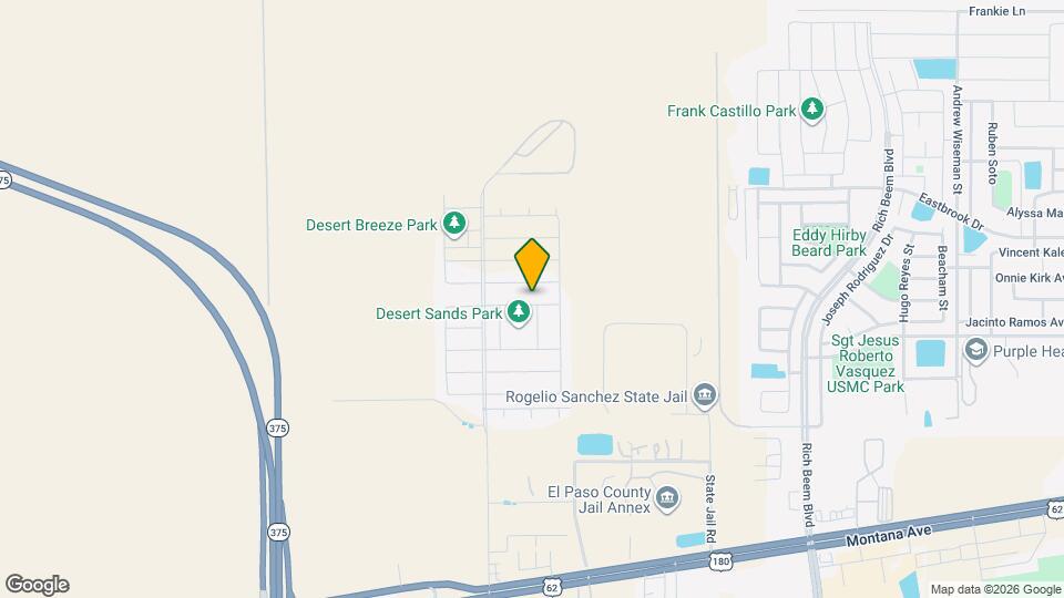 12341 Desert Vista Ave Map and Location Details