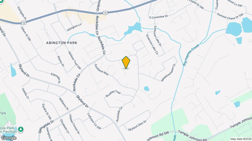 2950 Flintrock Way Map and Location Details