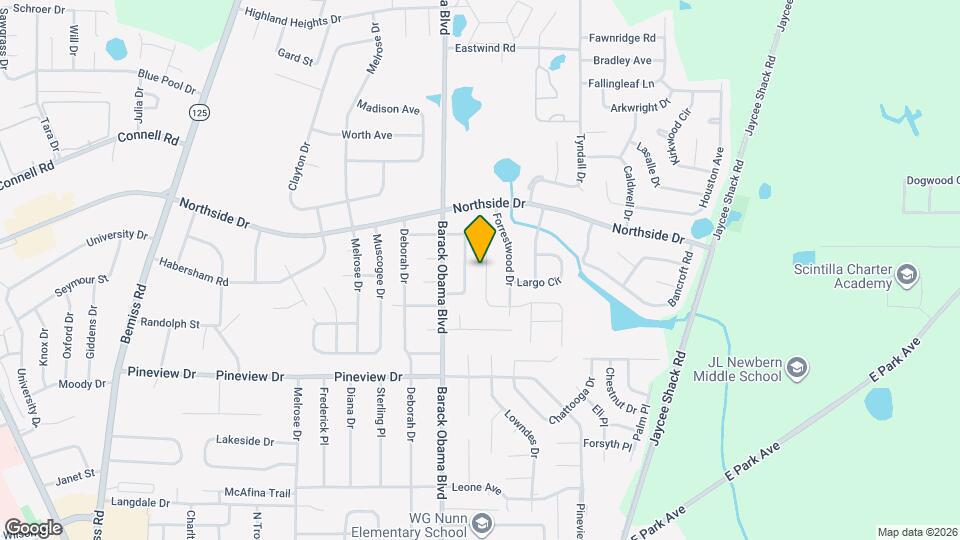 1639 Fresno St Map and Location Details