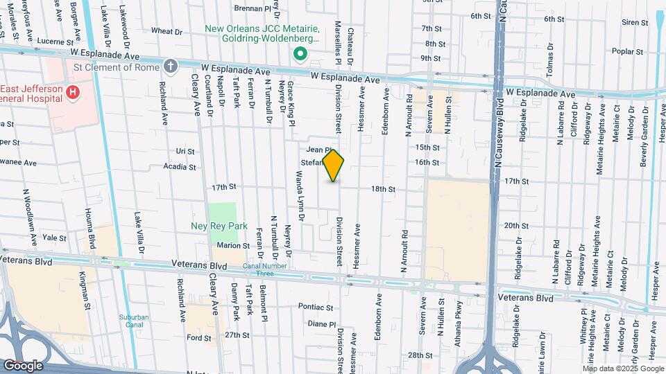 3740 Division St Map and Location Details