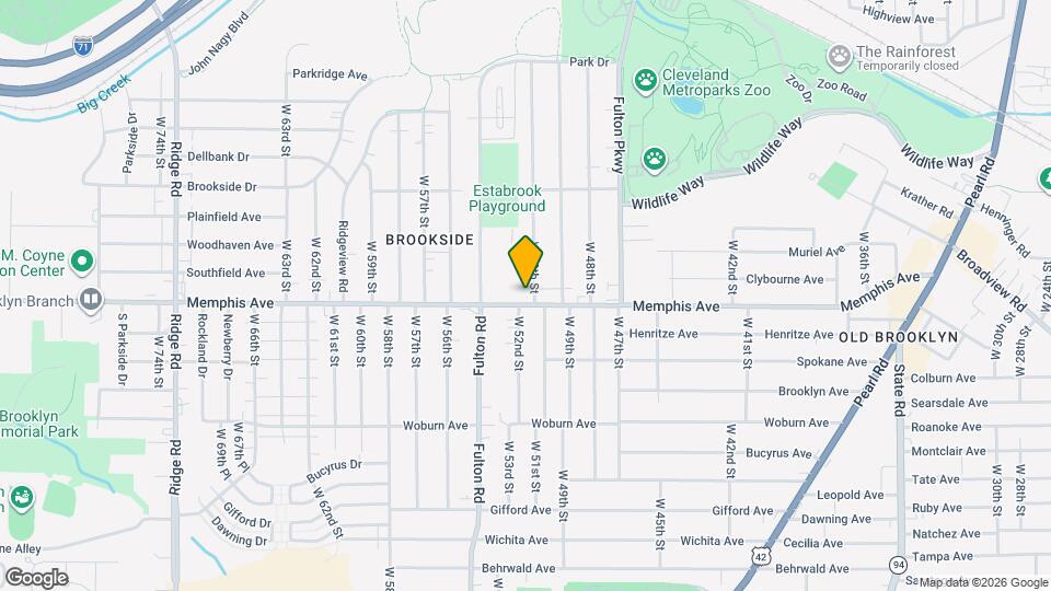 5006 Memphis Ave Map and Location Details