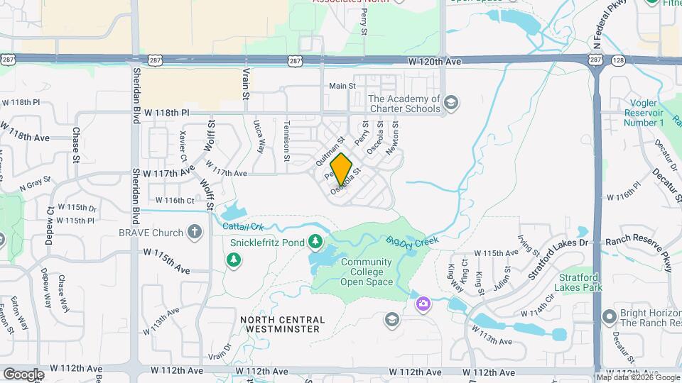 11666 Osceola St, Unit Basement apartment Map and Location Details