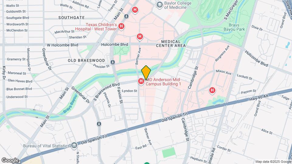 1504 Braeswood Blvd Map and Location Details