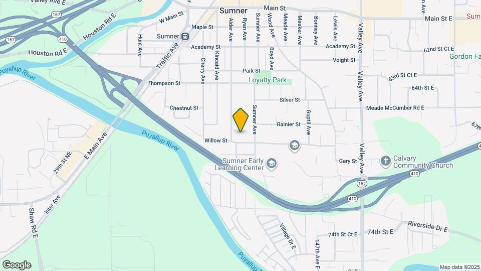 1111 Willow St Map and Location Details