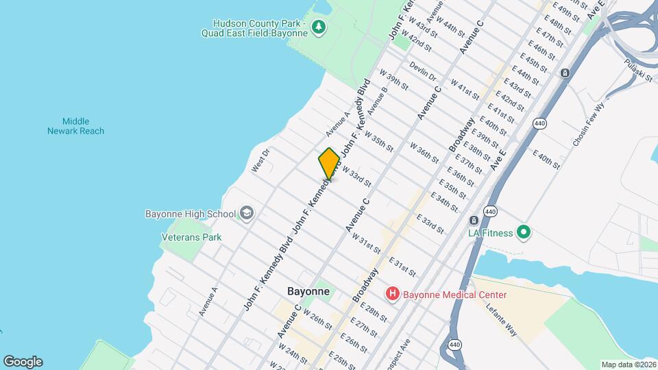 814 John F. Kennedy Blvd Map and Location Details