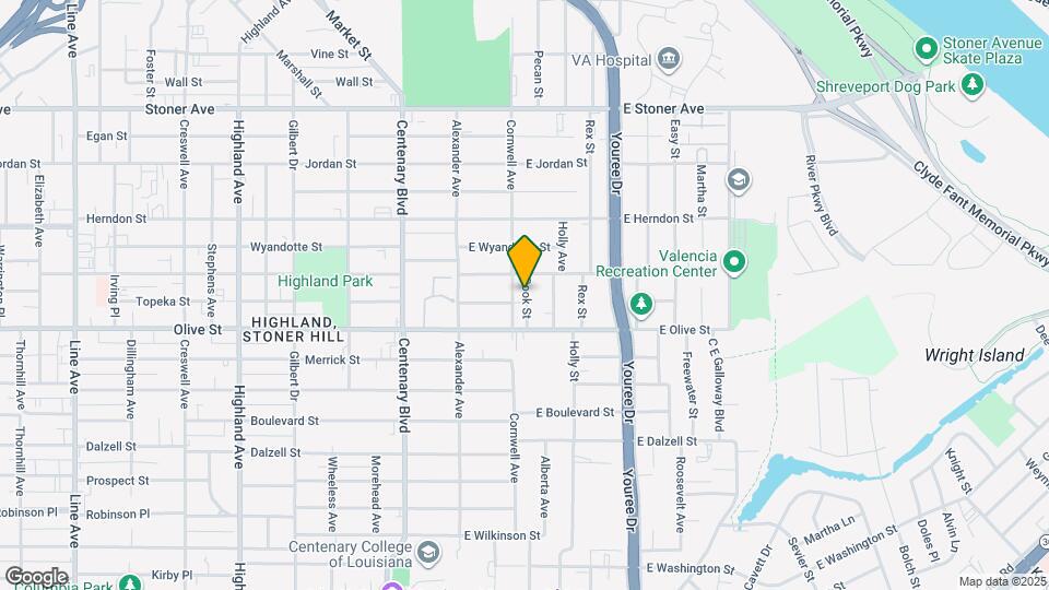 1836 Cook St Mapa y Detalles de la Ubicación