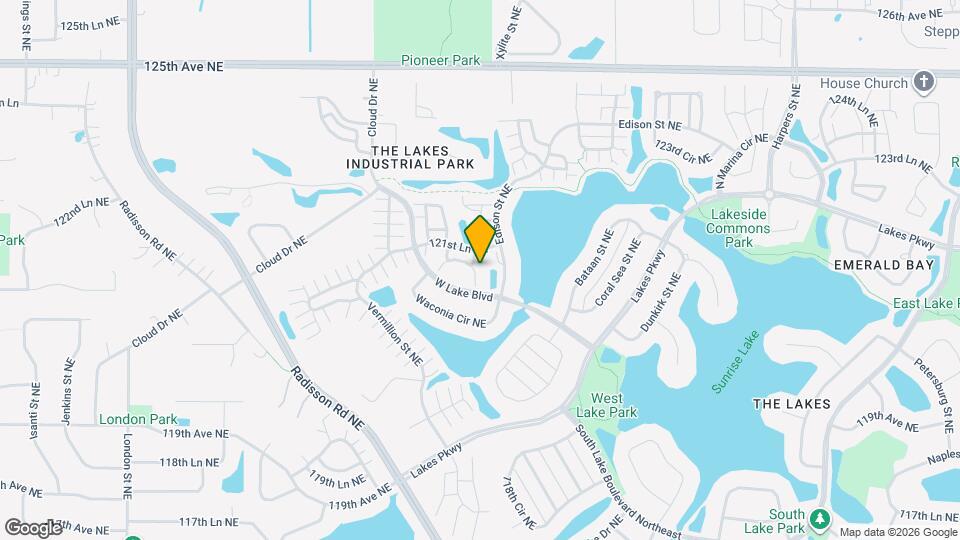 12117 Yancy St NE Map and Location Details