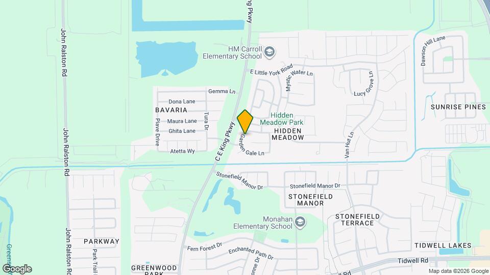 12319 Garden Gale Ln Mapa y Detalles de la Ubicación