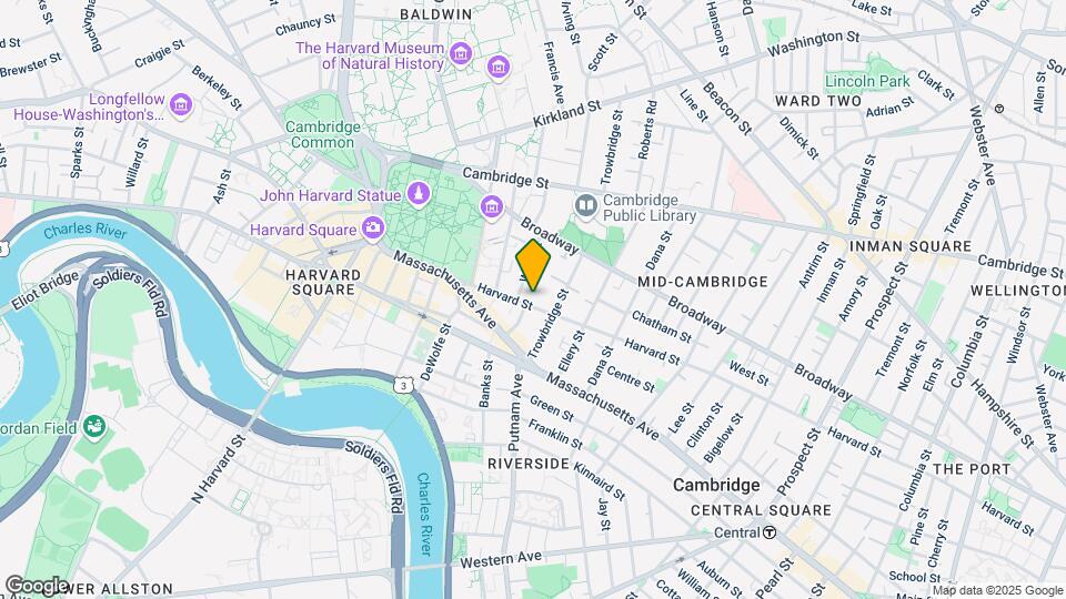 381 Harvard St Mapa y Detalles de la Ubicación