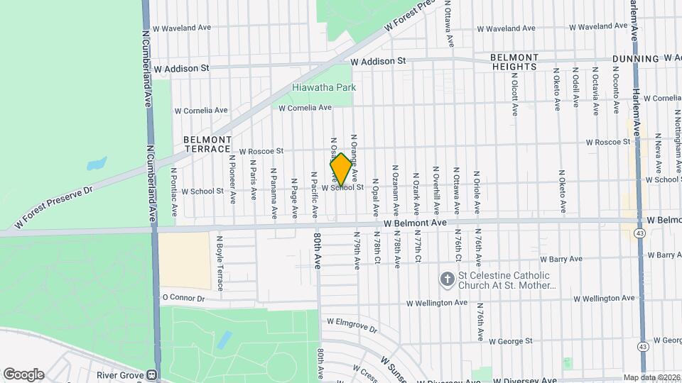 3251 N Osage Ave Map and Location Details