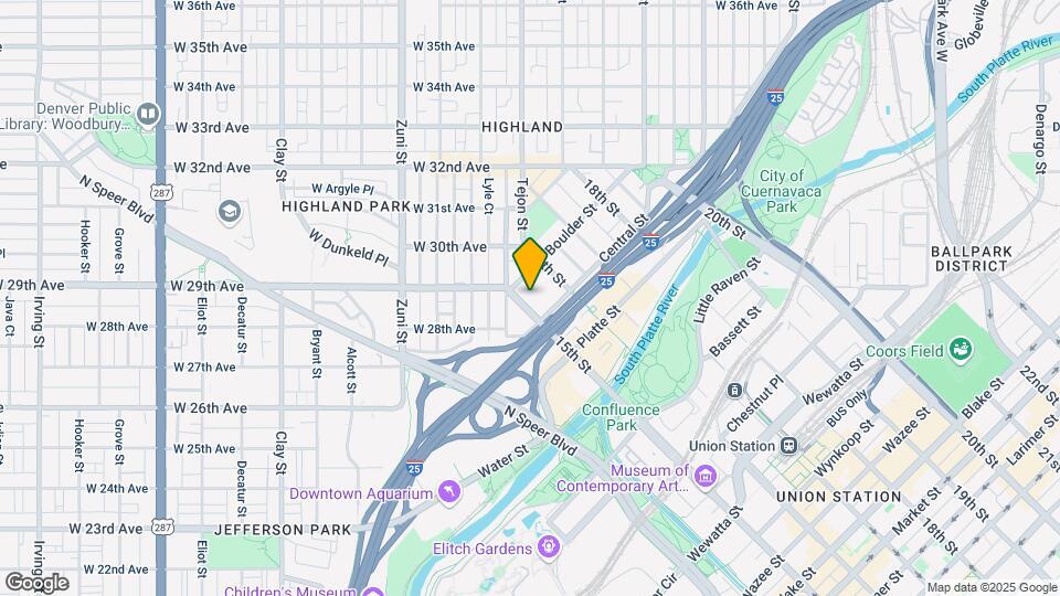1521 Central St Map and Location Details