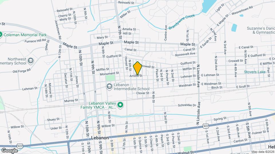 408 New St Map and Location Details