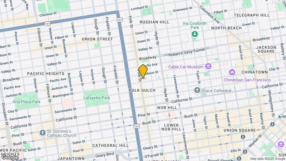 1684 Washington Street Map and Location Details