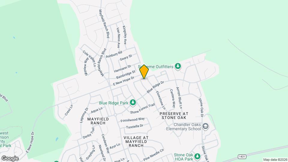 3665 Spring Canyon Trail Map and Location Details