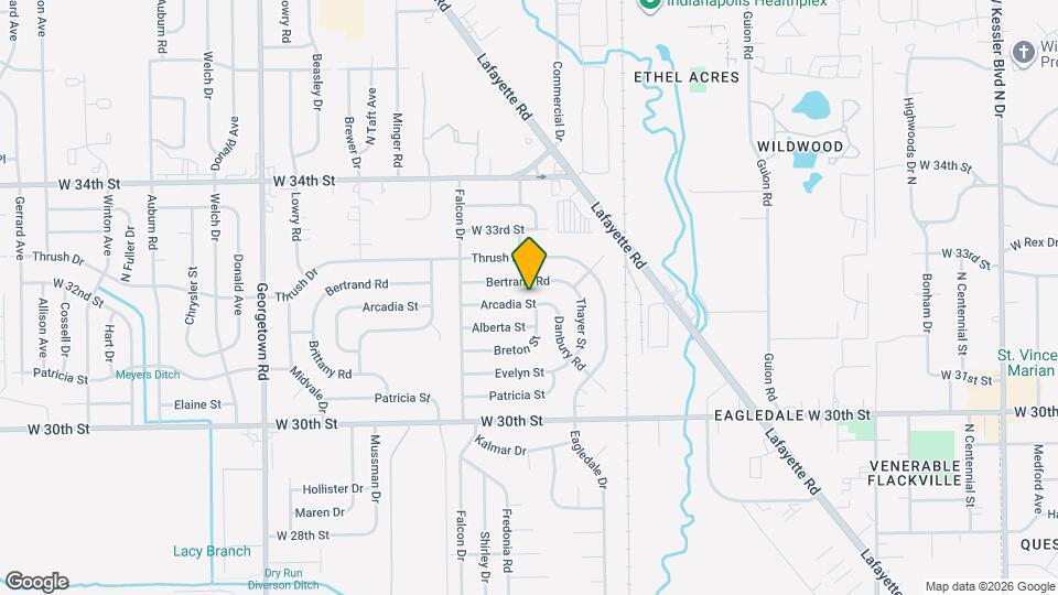 4024 Arcadia St Map and Location Details