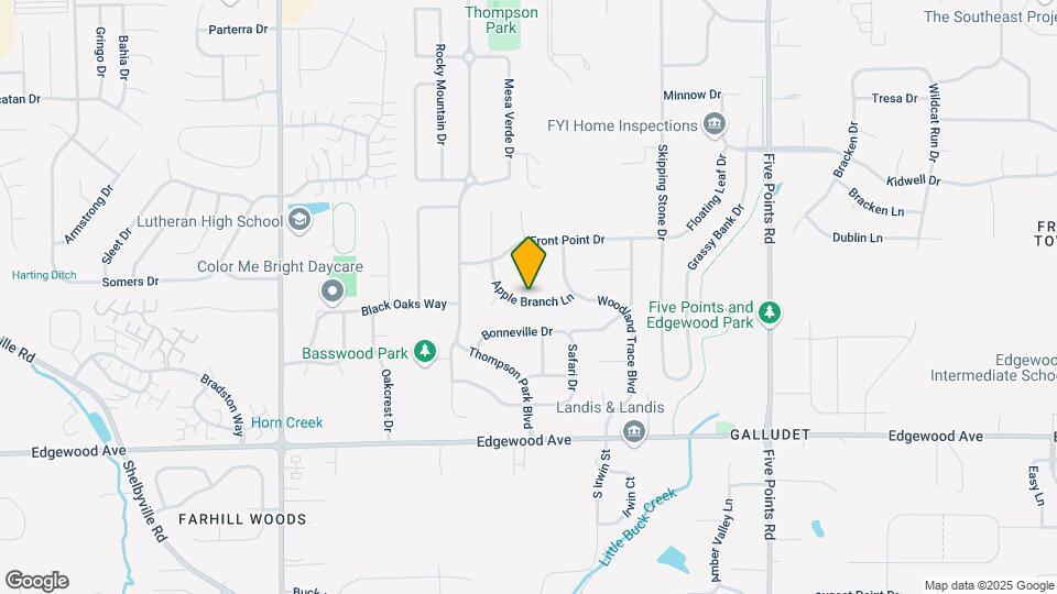 6506 Apple Branch Ln Map and Location Details