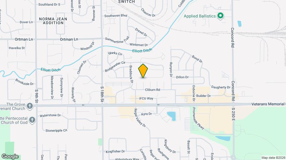 2035 Bridgewater Cir Map and Location Details