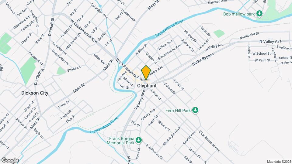 416 W Lackawanna Ave Map and Location Details