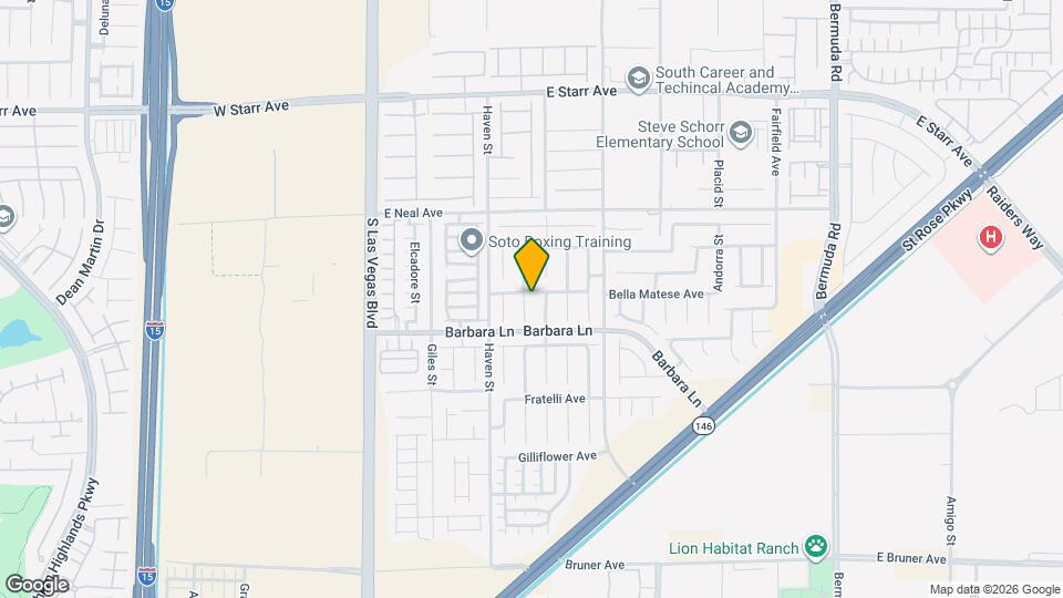 11644 S Stivali St Map and Location Details