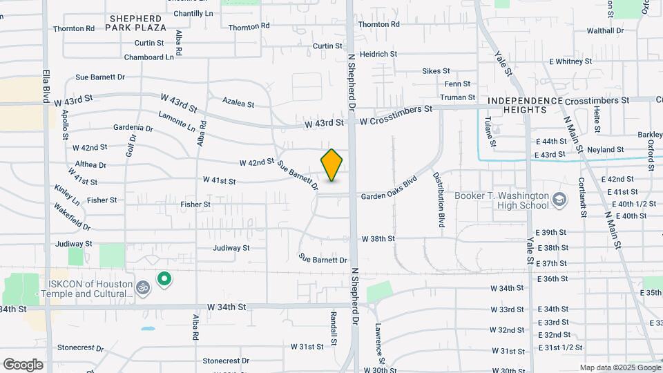 718 Garden Oaks Blvd Mapa y Detalles de la Ubicación