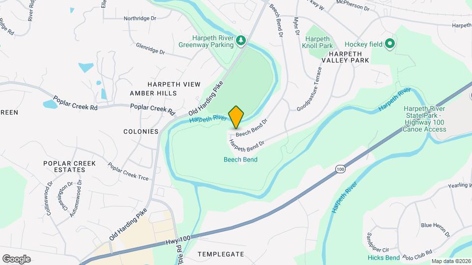 1004 Beech Bend Dr Map and Location Details