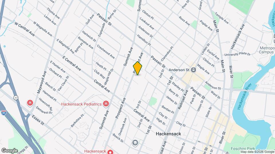 326 Prospect Ave, Unit 2G Mapa y Detalles de la Ubicación