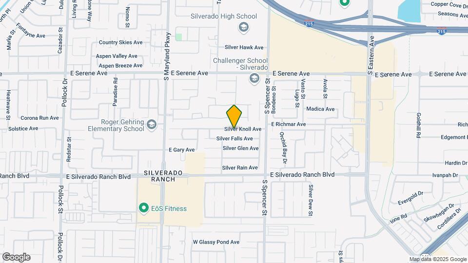 1605 Silver Knoll Ave Map and Location Details