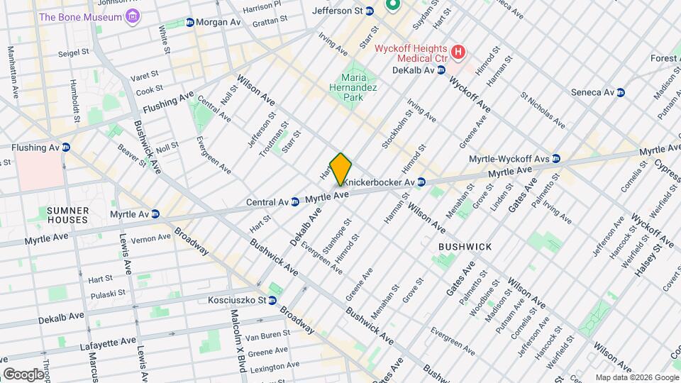 1325 Myrtle Ave Map and Location Details