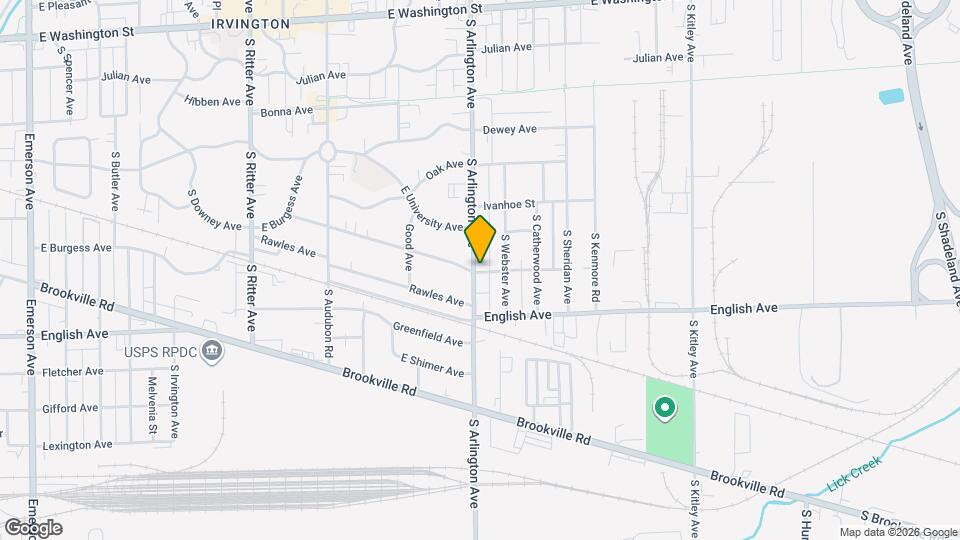 419 S Arlington Ave Map and Location Details