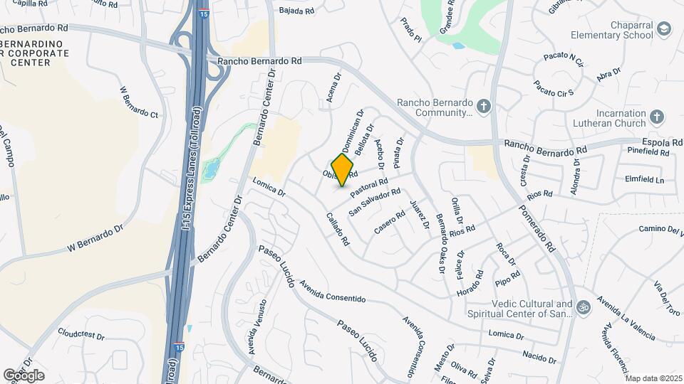 16733 Obispo Ln Map and Location Details