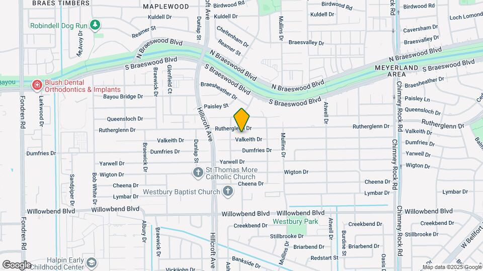 5802 Valkeith Dr Map and Location Details
