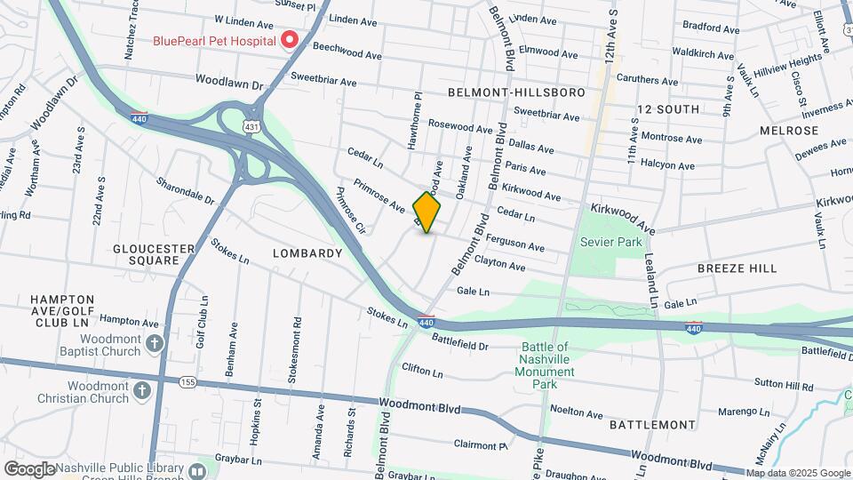 3003 Oakland Ave Map and Location Details