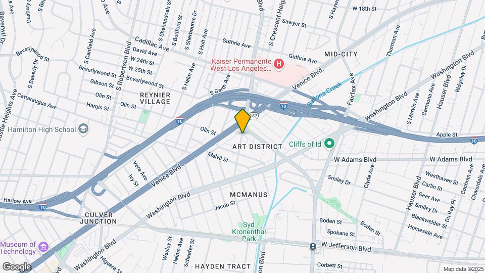 2616 La Cienega Ave Map and Location Details