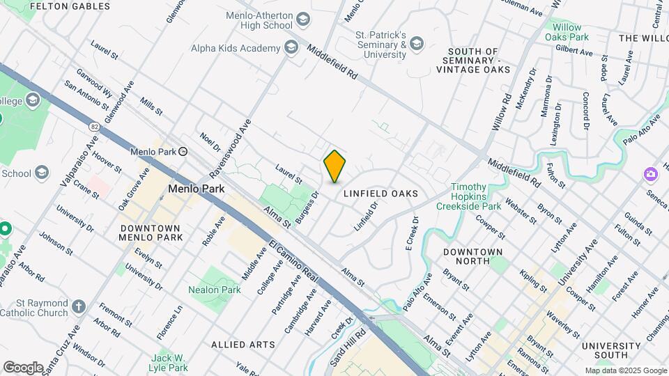 364 Waverley St Map and Location Details