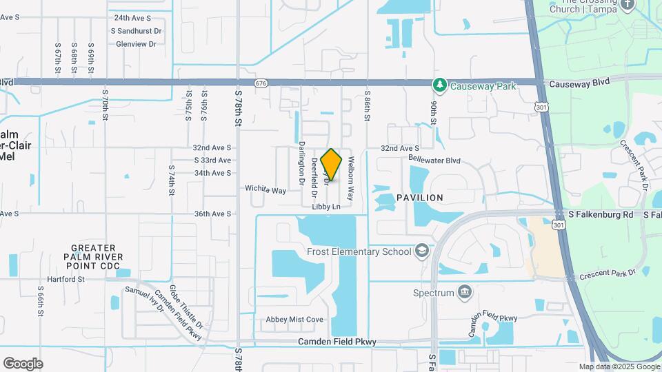 3224 Delray Dr Map and Location Details