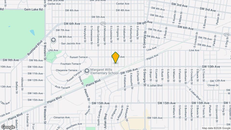 3106 SW 10th Ave Map and Location Details