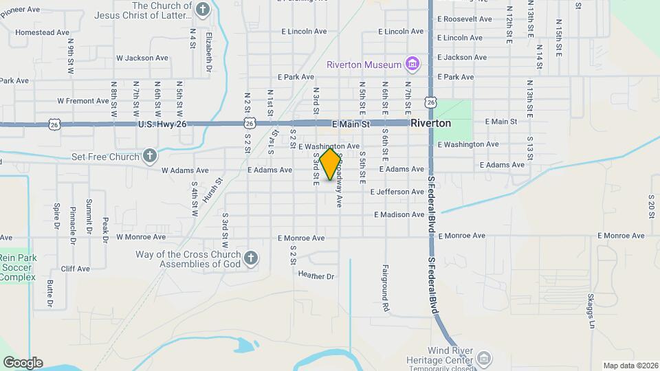 316 E Jefferson Ave Mapa y Detalles de la Ubicación