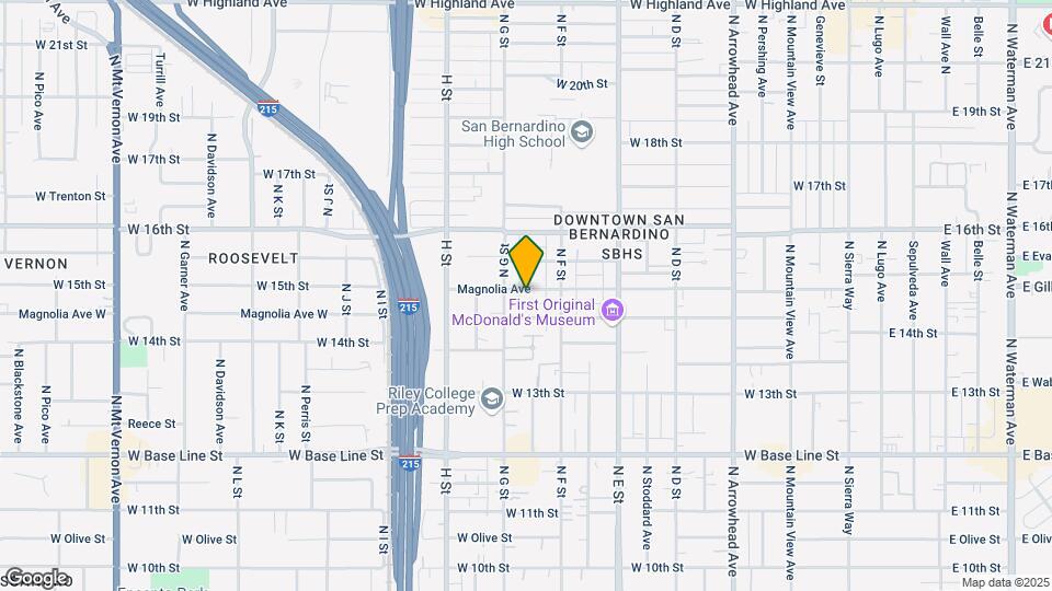 669 Magnolia Ave Map and Location Details