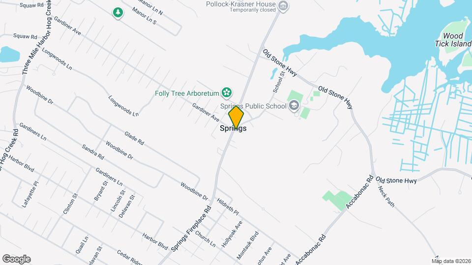 706 Springs Fireplace Rd Map and Location Details