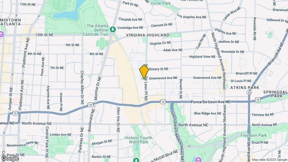 675 Greenwood Ave NE Map and Location Details