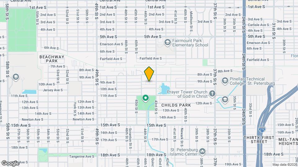 4352 9th Ave S Map and Location Details
