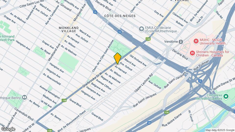 2303 Harvard Av Map and Location Details