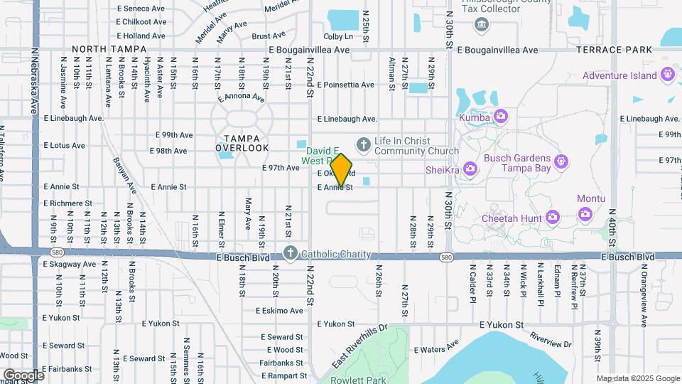 2221 E Annie St Mapa y Detalles de la Ubicación