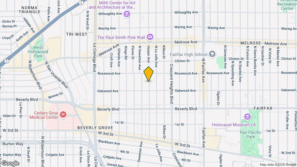 430 N Harper Ave Map and Location Details
