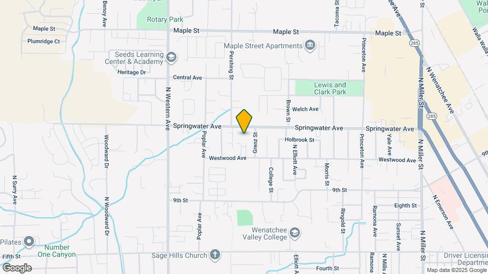 1519 Springwater Ave Map and Location Details