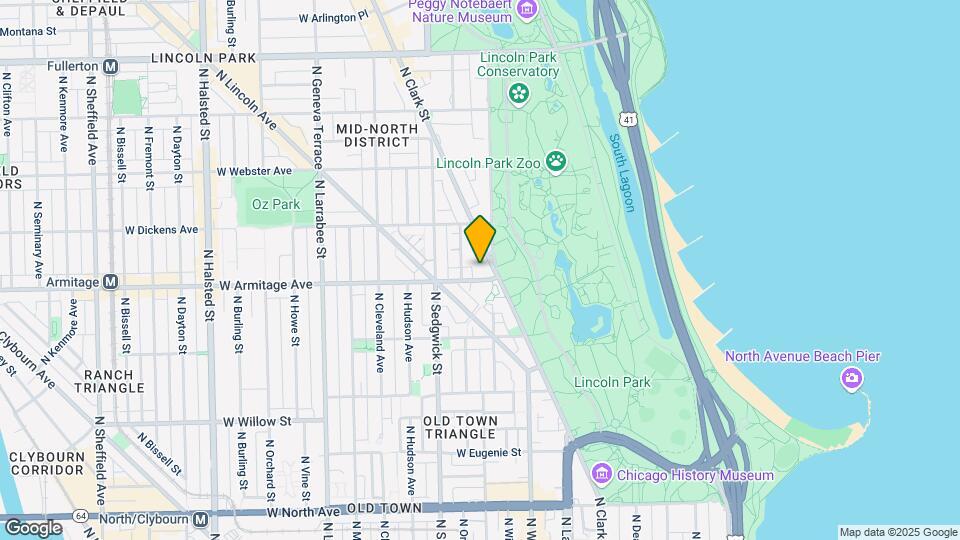 2020 N Lincoln Park W, Unit 12L Mapa y Detalles de la Ubicación